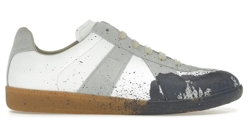 Maison Margiela Paint Replica German Army Trainer (GAT) White Pewter (S57WS0481P6230H0A65)