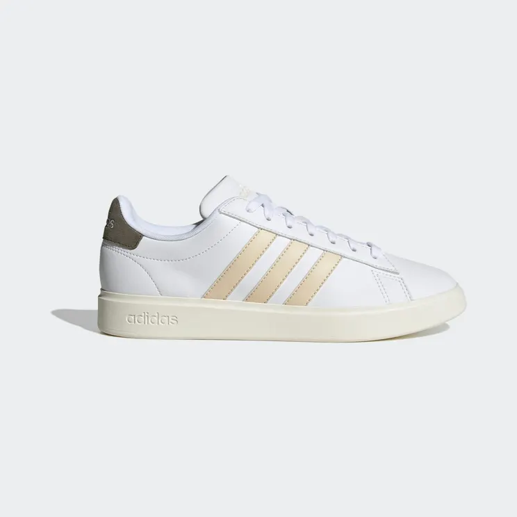 adidas Grand Court Cloudfoam Comfort Cloud White / Sand Strata / Olive Strata (FZ6406)