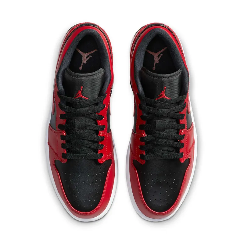 Jordan 1 Low Reverse Bred Gym Red/Black-Gym Red-White (553558-606)