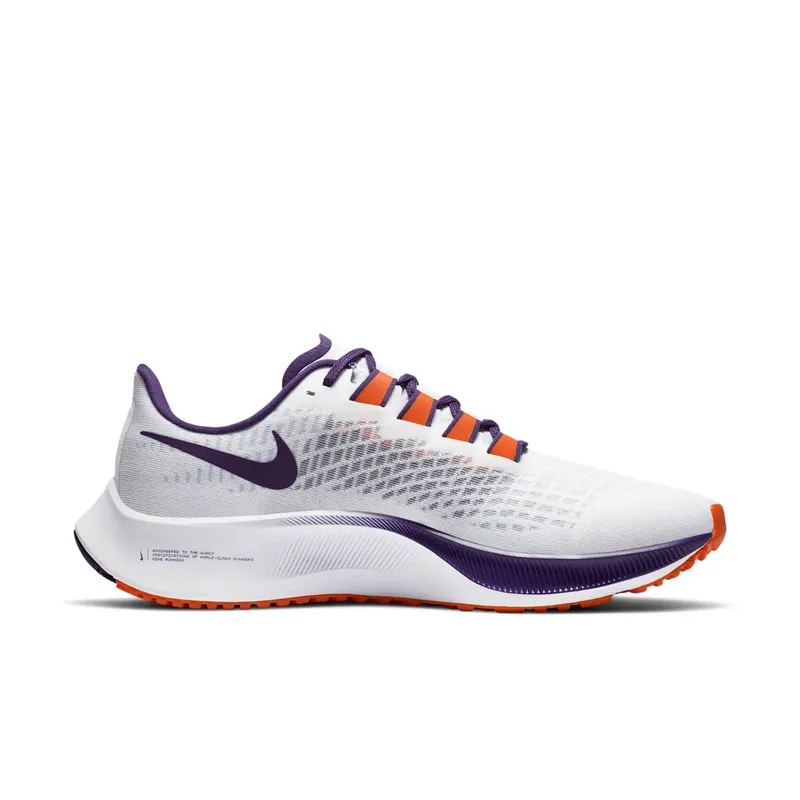 Nike Air Zoom Pegasus 37 Clemson White/Pure Platinum-New Orchid-University Orange (CZ5378-100)