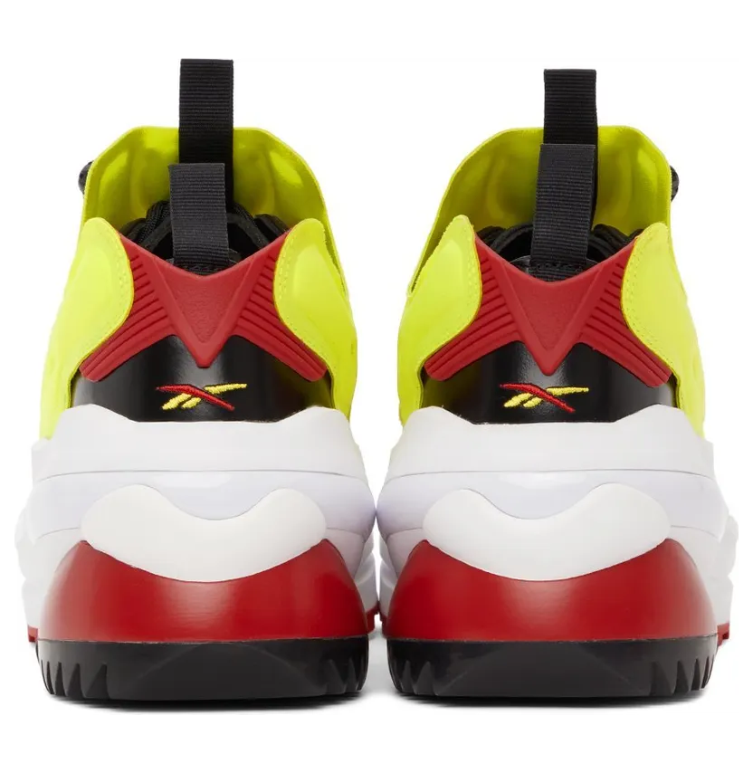 Maison Margiela Yellow & Black Reebok Edition Tabi Instapump Chunky Sneakers (S57WS0404 P3782) (4)