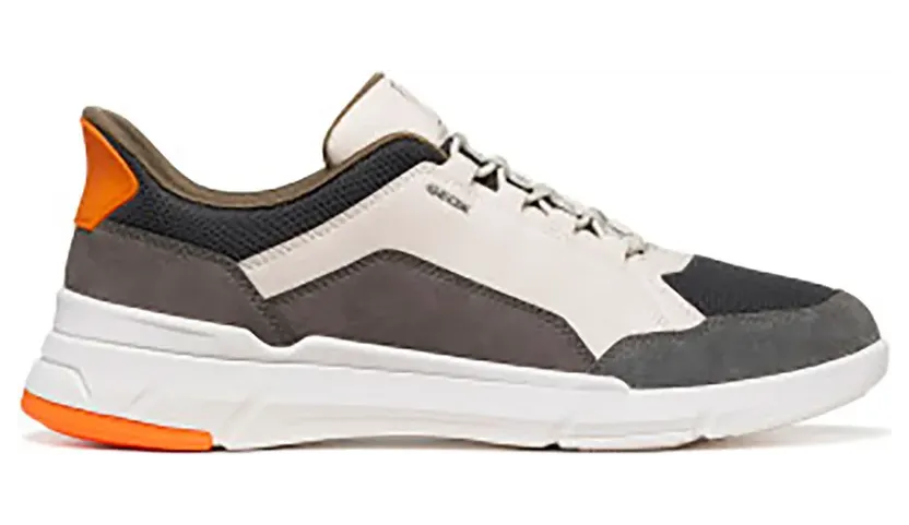 Geox U Vittour Plus Schoenen U659KA-0EK14-Off White/Dk Grey
