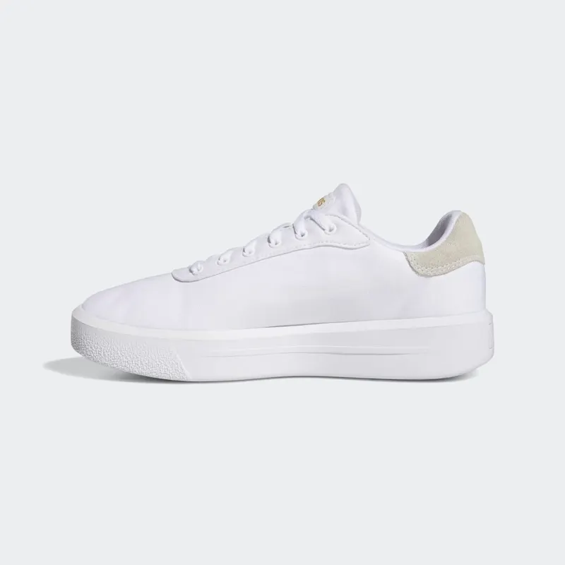Adidas Court Platform CLN Cloud White / Gold Metallic / Core Black (GZ1689)