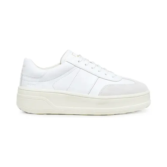 Geox Spherica Ecub-2 met plateauzool “White” (D65WVA09B22)