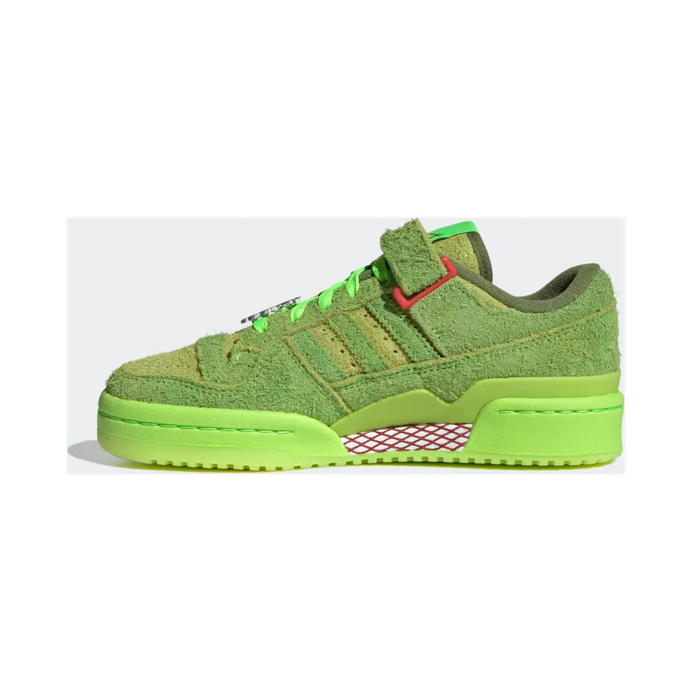 adidas Forum Low The Grinch Solar Slime / Solar Green / Red (ID4315)
