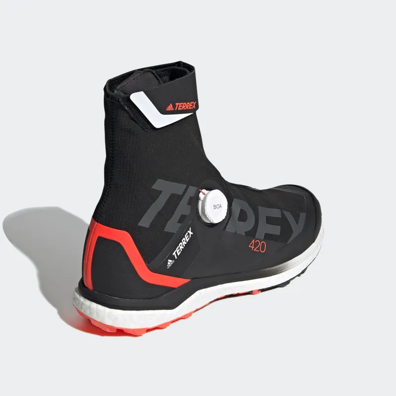 Adidas Terrex Agravic Tech Pro Trail Running Core Black / Cloud White / Solar Red (FU7634)