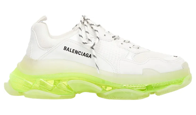 Balenciaga Triple S Clear Sole White Fluo Yellow