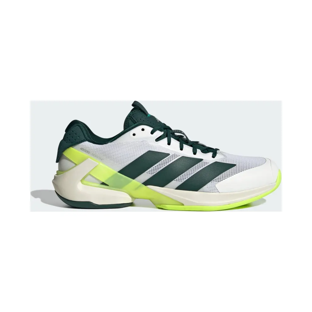 Adidas Adizero Ubersonic 5 Tennisschuhe Cloud White / Aurora Ivy / Lucid Lemon (JR2714)