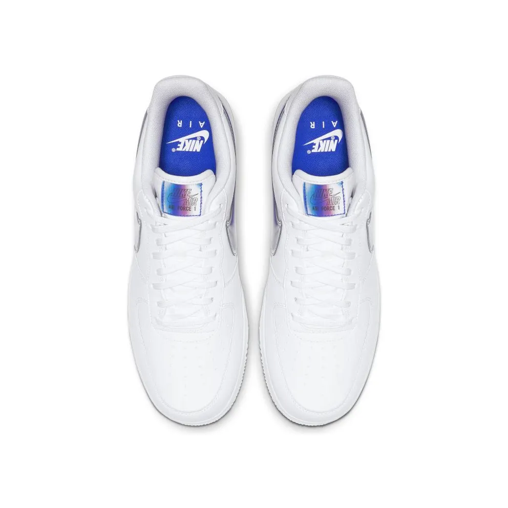 Nike Air Force 1 Low Oversized Swoosh White Racer Blue White/Racer Blue (AO2441-101)