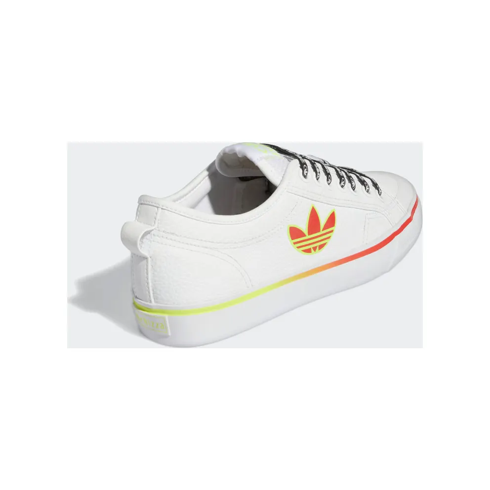 adidas Nizza Trefoil Cloud White / Vivid Red / Solar Yellow (GX1465)