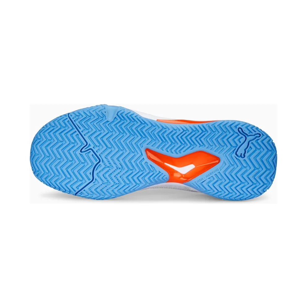 Puma Solarcourt RCT Padel Shoes White/Blue/Black (107296-02)