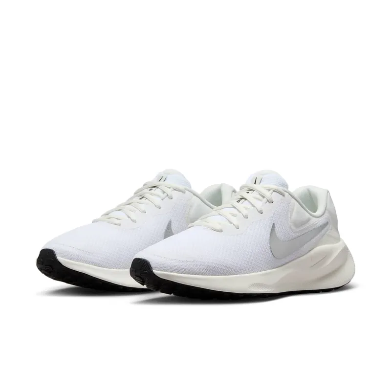 Nike Revolution 7 White Sail Black Metallic Silver (FB2208-101)