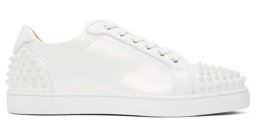 Christian Louboutin White Iridescent Seavaste 2 Orlato Sneakers (3210253)