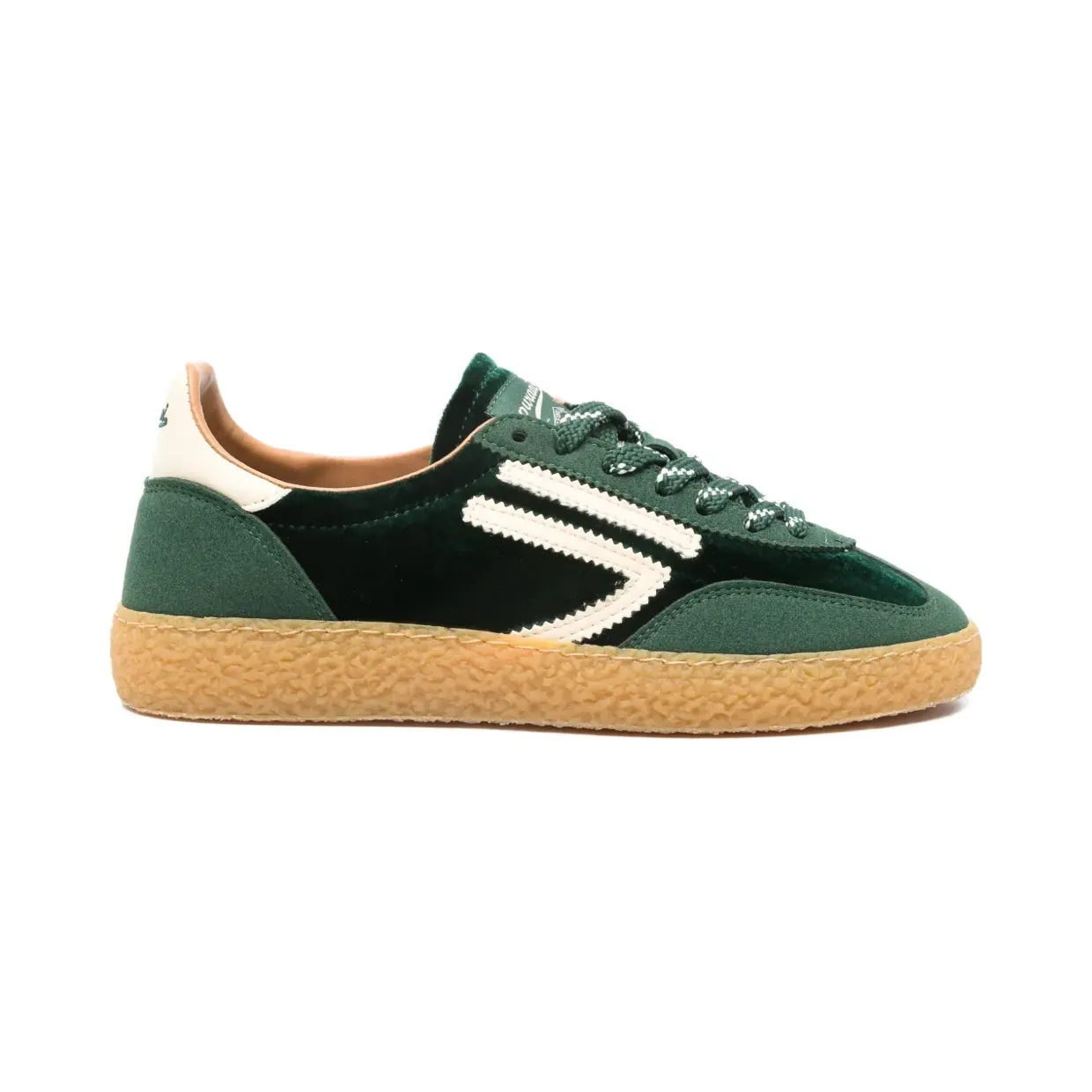Puraai met fluwelen vlak “Green” (PU601X026)