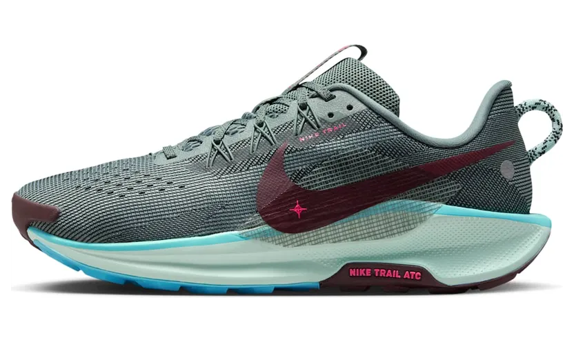 Nike React Pegasus Trail 5 Clay Green Seaweed Burgundy Crush (DV3864-302)