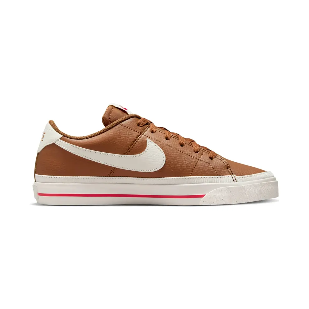 Nike Court Legacy Next Nature Light British Tan Fire Red Sail (DH3161-200)