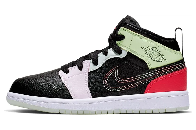 Jordan 1 Mid Glow-In-The-Dark (PS)