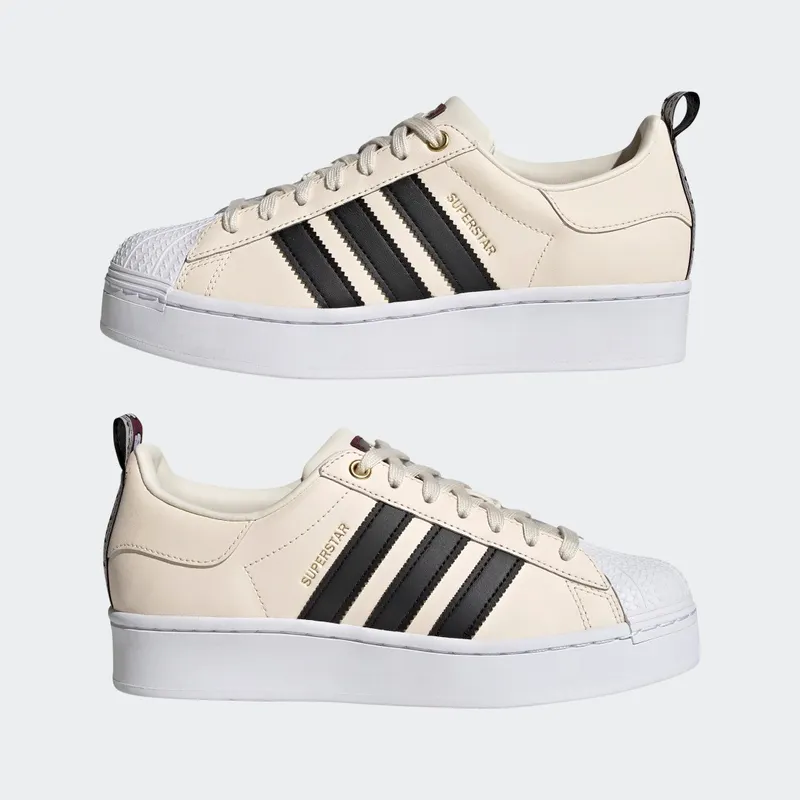 adidas Superstar Bold Wonder White / Core Black / Victory Crimson (H00636)