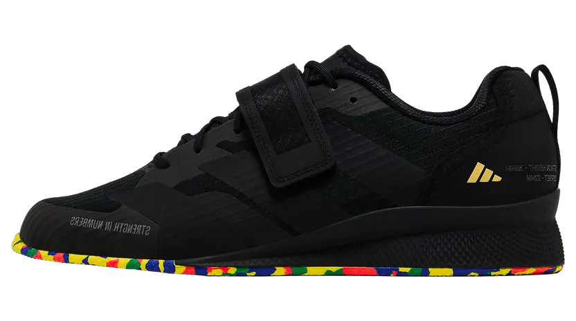 Adidas Adipower 3 “Core Black Gold Metallic” (IF0534)