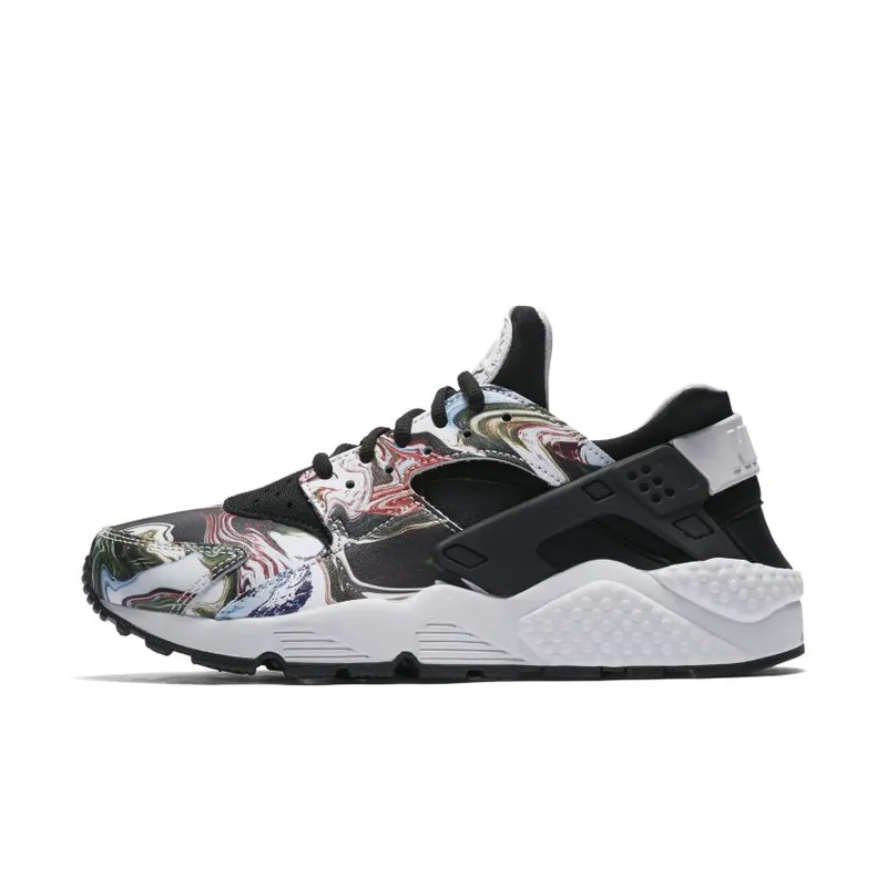 Nike Air Huarache Run Marble Dye (W) Black/Black-Vast Grey (683818-017)
