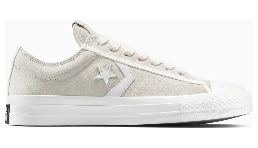 Converse Star Player 76 Low Suede Egret Vintage White