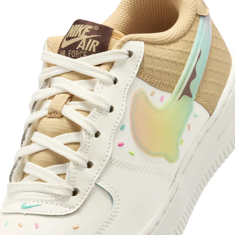 Nike Air Force 1 GS “Sail / Sesame / Lemon Venom / Multi-Color” (IV6209-133)
