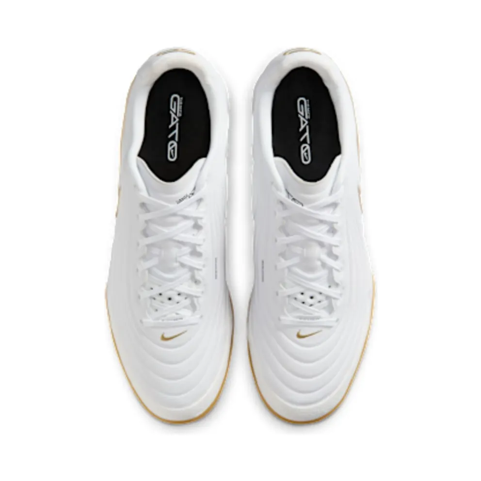Nike Tiempo Reactgato Indoor/Court Low-Top “White/Metallic Gold” (HQ3159-170)