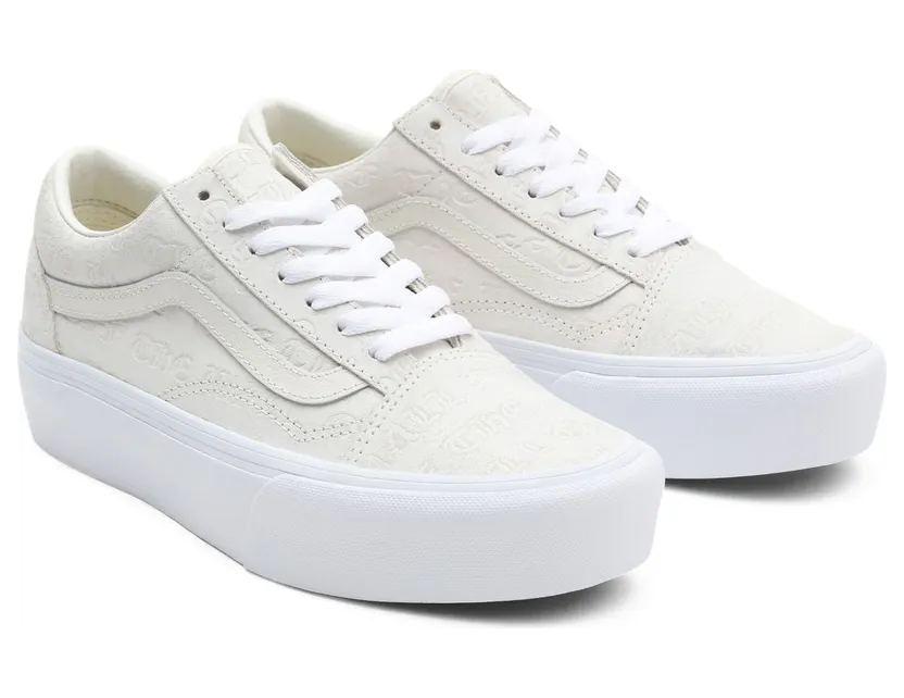 VANS Deboss Otw Old Skool Platform Schoenen (Wit)