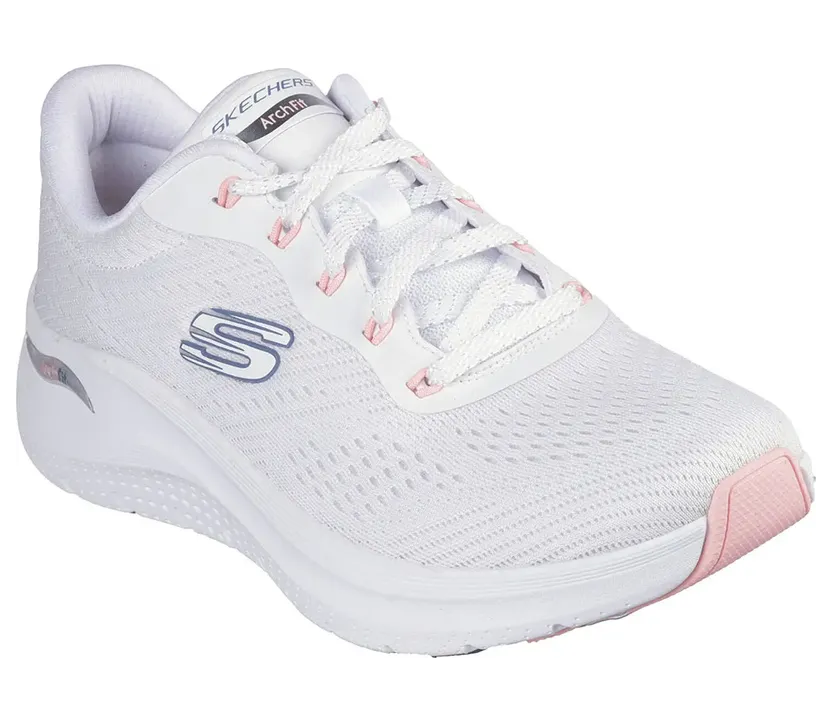 Skechers Arch Fit Wit (150051-WPKB)
