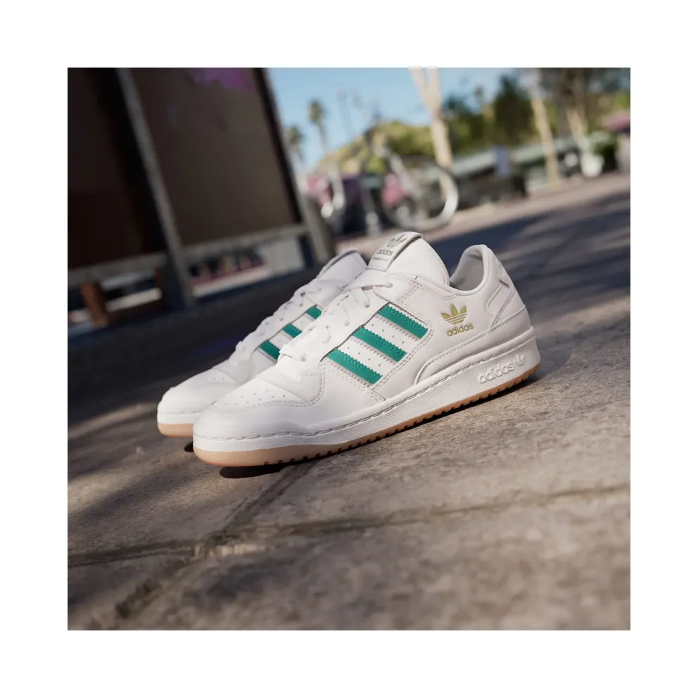 adidas Forum Low CL Cloud White Active Green Sandy Pink (IF7220)
