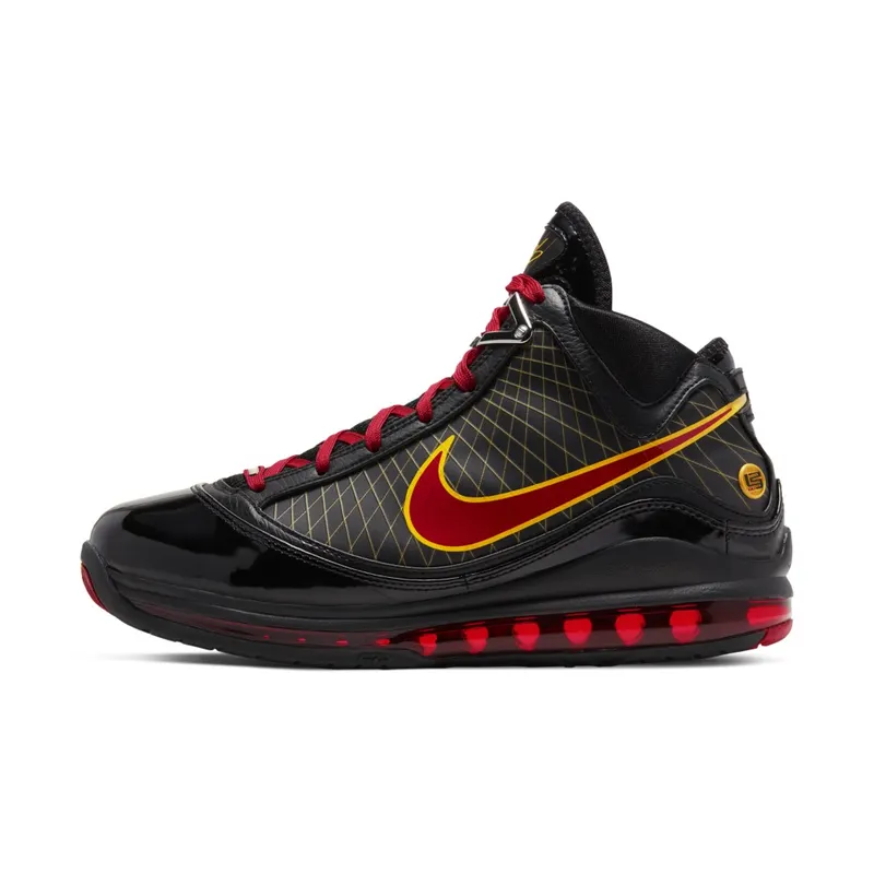 Nike LeBron 7 Fairfax Away (2020) Black/Varsity Red-Varsity Maize (CU5646-001)