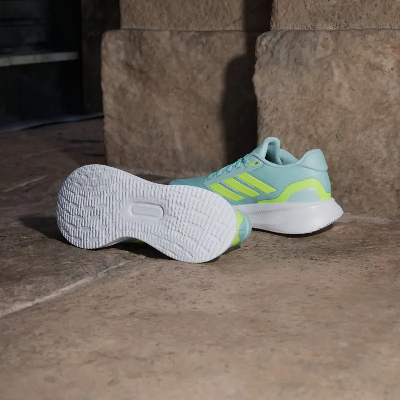 adidas Runfalcon 5 Semi Flash Aqua Lucid Lemon Core Black (JR3088)