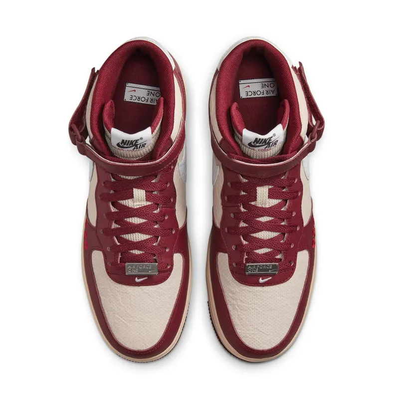 Nike Air Force 1 Mid London – “Burgundy / Beige” (DO7045-600)