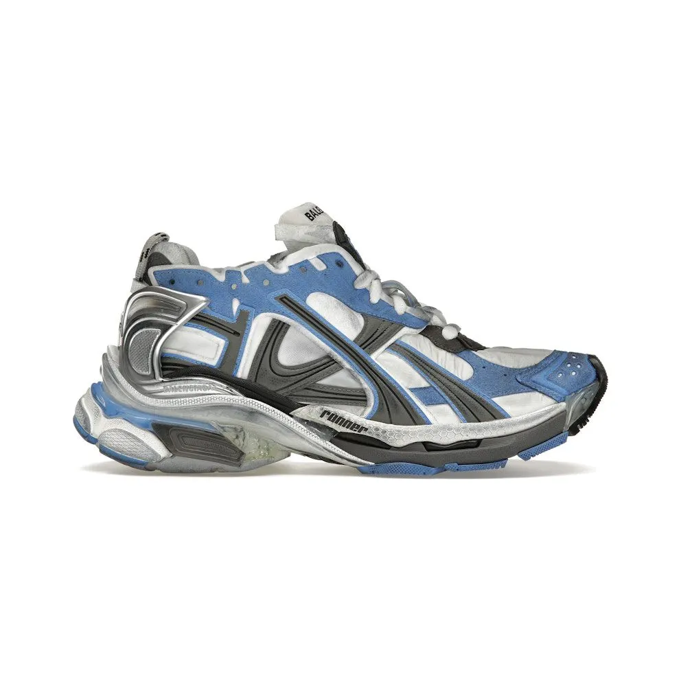 Balenciaga Runner Blue White Grey (772774W3RNY4912)