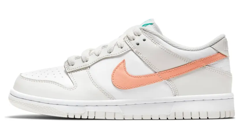 Nike Dunk Low White Bone Peach Aqua (GS) (CW1590-101)