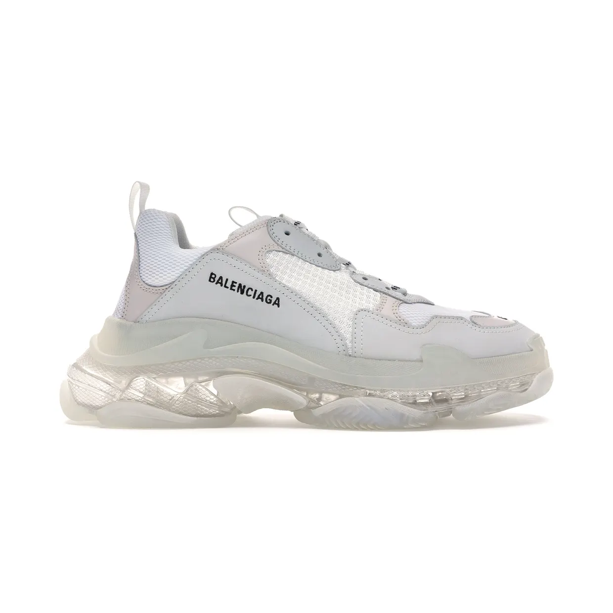 Balenciaga Triple S Clear Sole White