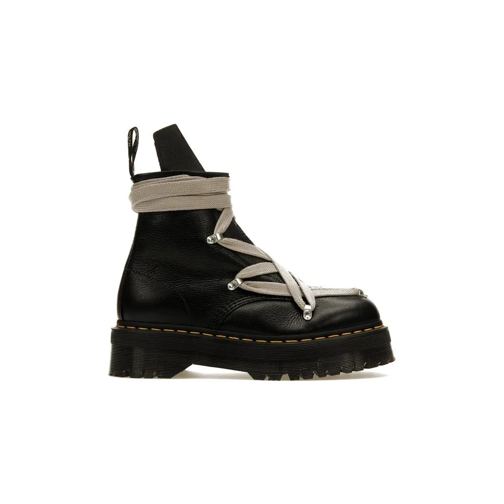 Dr. Martens 1460 Quad Leather Sole Pentagram Wrap Lace Boot Rick Owens Black (DM02B3803 7001)