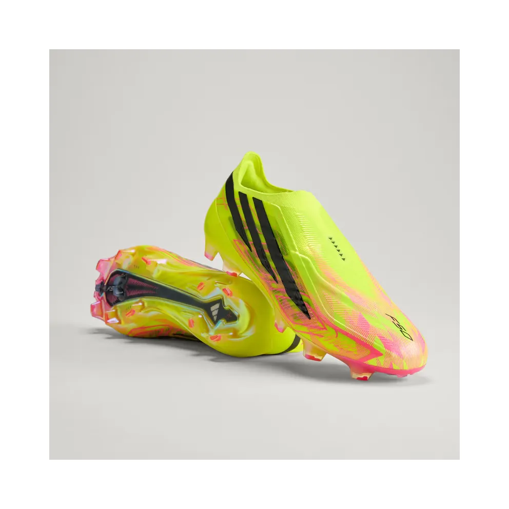 adidas F50 Hyperfast Elite Laceless Firm Ground Boots “Team Solar Yellow 2 / Core Black / Solar Turbo” (KK1031)