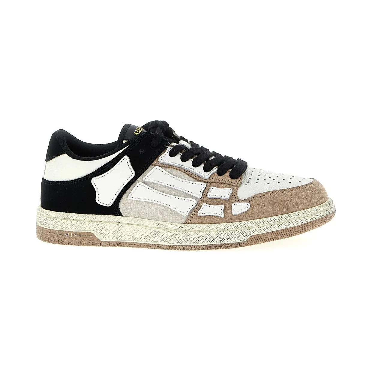 Amiri Distressed Skel Top Low “Multi” (AMFOSR1168BLACK)