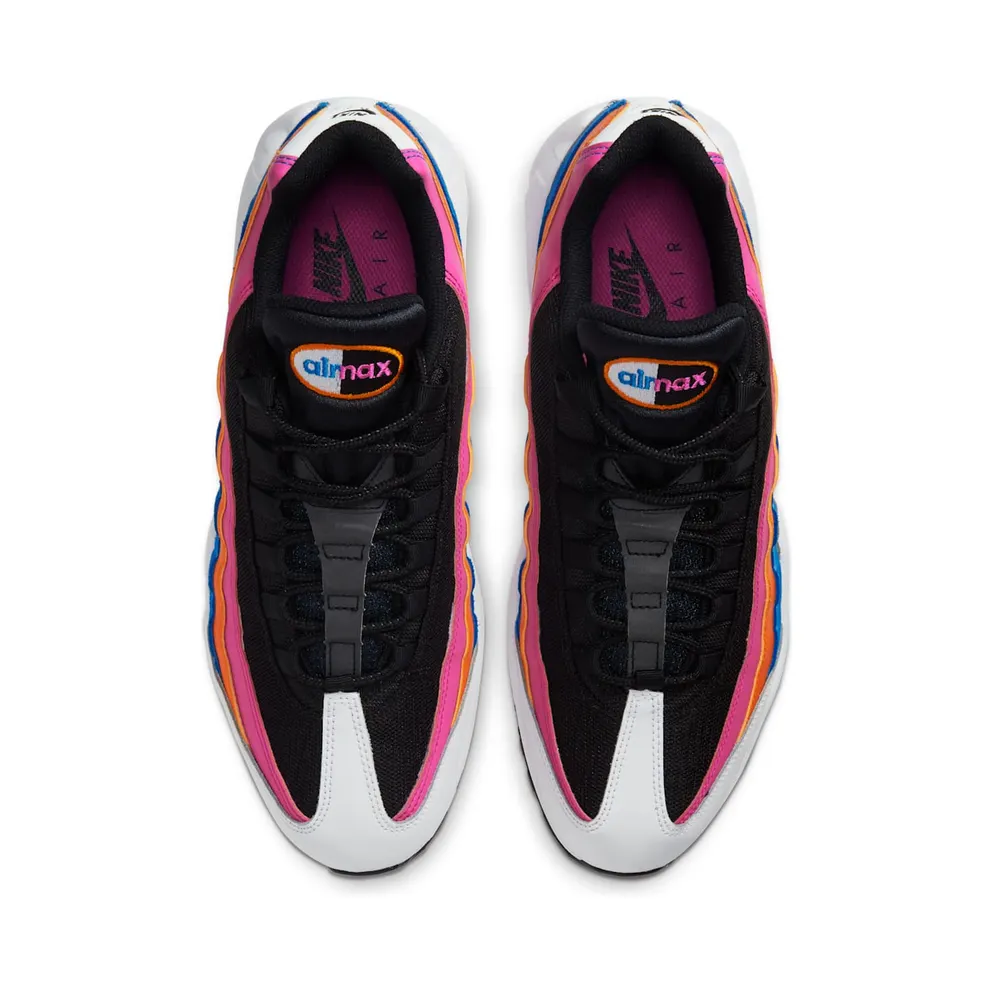 Nike Air Max 95 Essential Multi White/Black-Magma Orange-Active Fuchsia (CW6990-100)