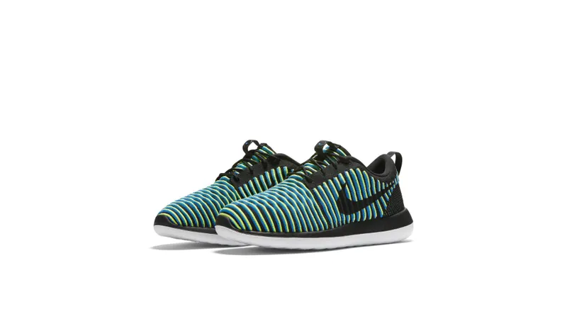 Nike Roshe Two Flyknit Photo Blue (W) Black/Photo Blue-Volt-Black (844929-003)