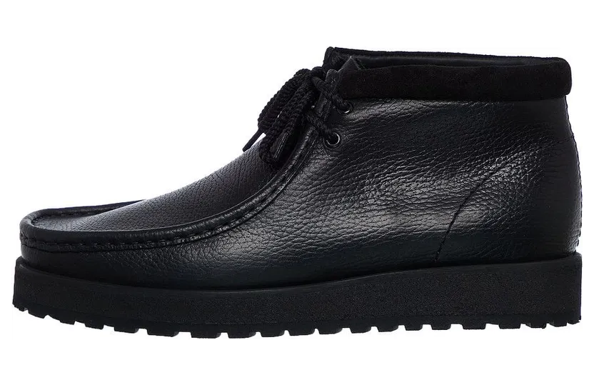 Clarks Originals Wallabee Scout Black Leather (26177753)