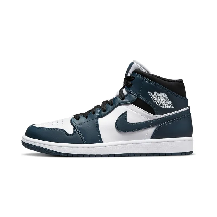 Jordan 1 Mid Armory “Armoury Navy / Black / White” (554724-411)