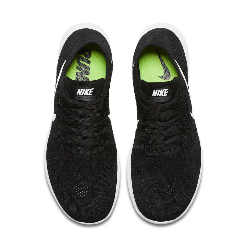 Nike Free RN Flyknit 2017 Black White (880843-001)