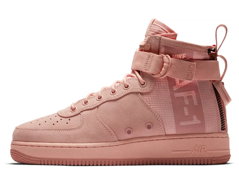 Nike SF Air Force 1 Mid Coral Stardust