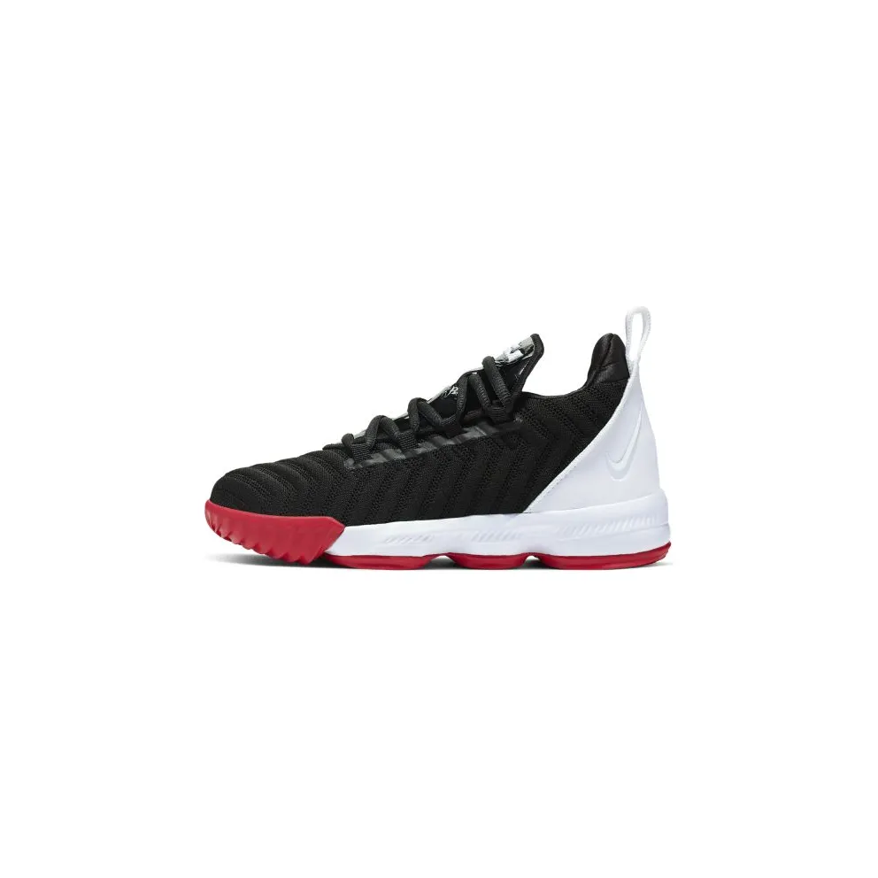 Nike LeBron 16 Red Carpet (PS) Black/White-University Red (AQ2467-016)