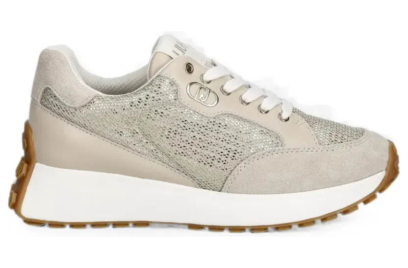 LIU JO Sneakers met suède afwerking – Beige (BA6041PX064)