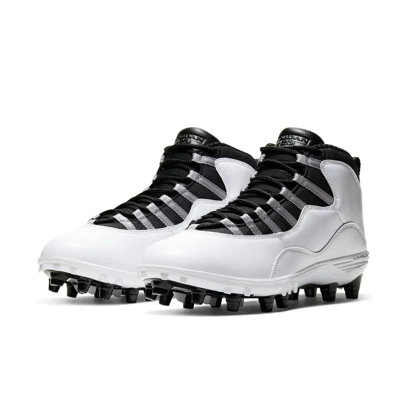 Jordan 10 TD Mid Steel Grey White/Light Steel Grey-Black (CQ2073-100)
