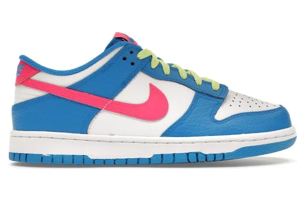 Nike Dunk Low Photo Blue White Light Lemon Twist Hyper Pink (IB7747-406)