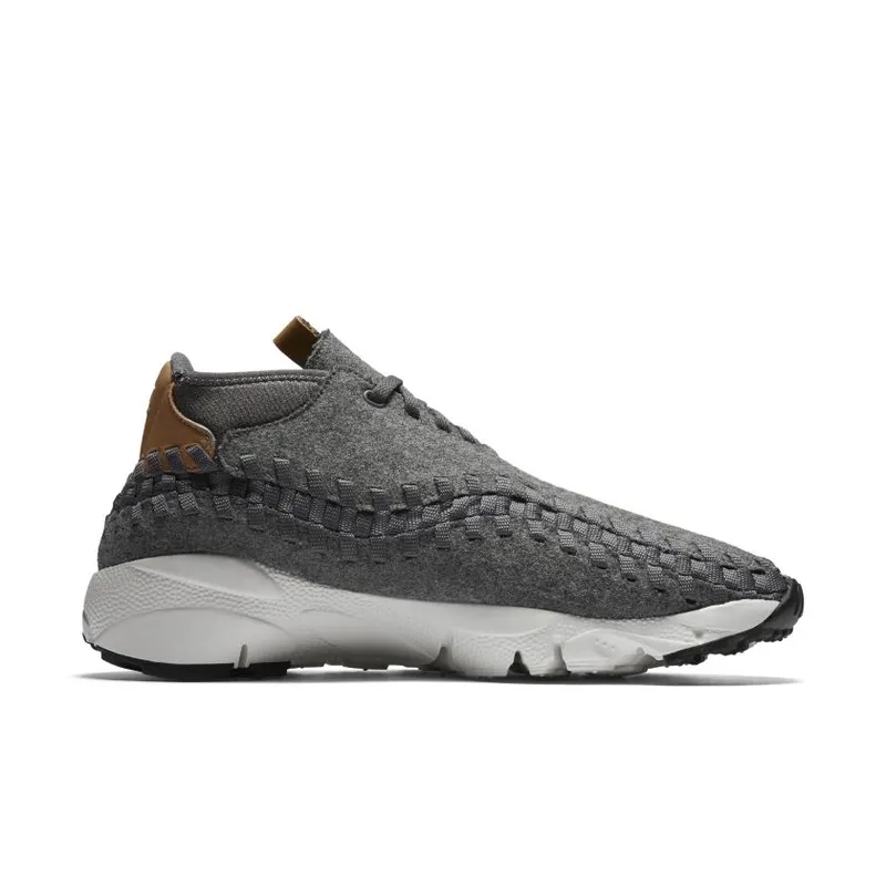 Nike Air Footscape Woven Chukka Light Grey Tan Wool (857874-002)